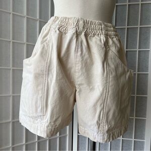 Elizabeth Suzann Canvas Clyde Work Shorts – Natural Canvas